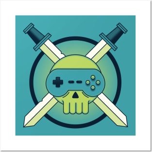 GAMER BADGE Posters and Art